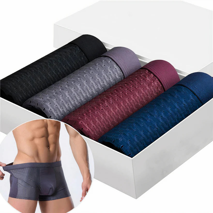 Boxershorts aus Bambus-Phaser – für absoluten Komfort (5+5 gratis)